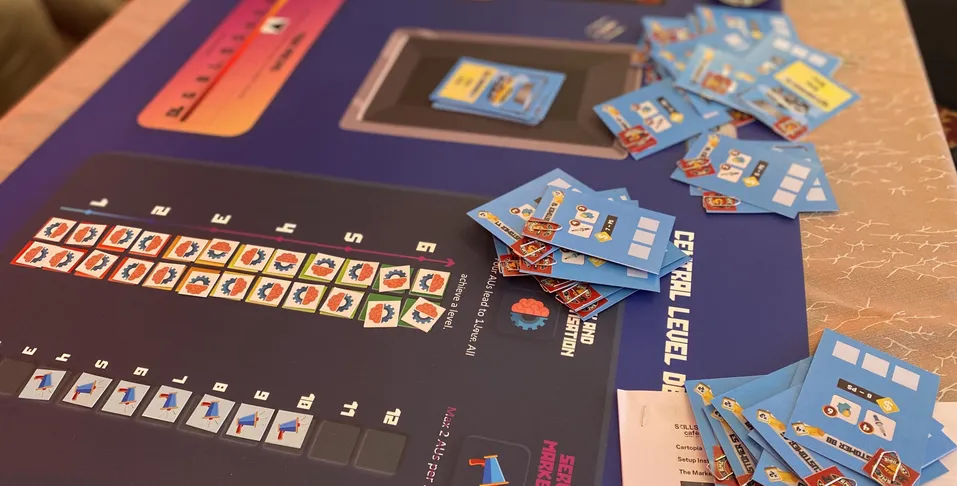 Board game cafe customer experience